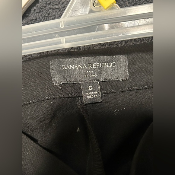 BANANA REPUBLIC WOMENS LEATHER style Pants size 6 - Picture 2 of 3